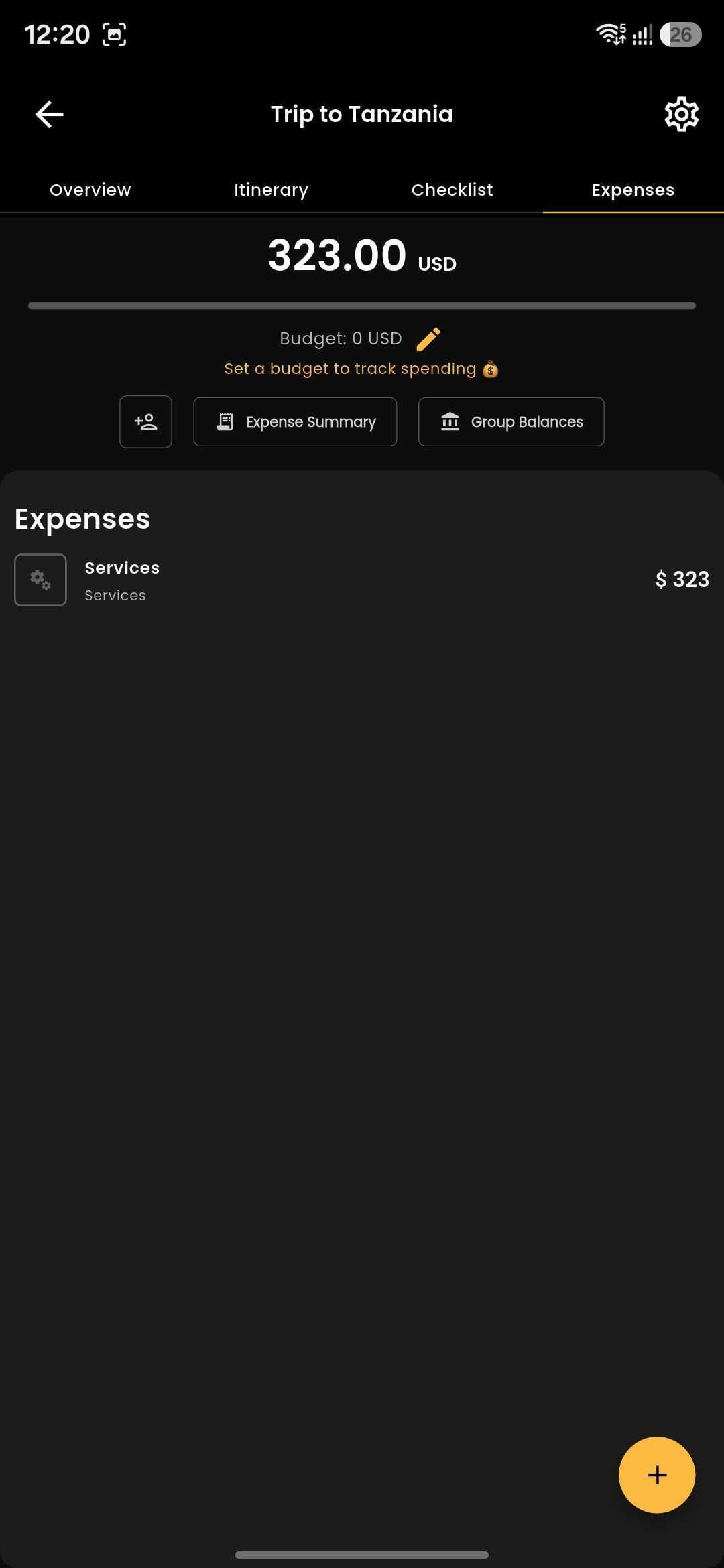 Trip expenses
